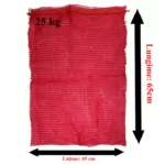 Saci Raschel Rosu 25KG