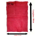 Saci Raschel Rosu 40KG