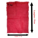 Saci Raschel Rosu 5KG